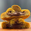 Nutella-filled cookie topped with Nutella biscuit – Brebow Cookies Apple Valley
