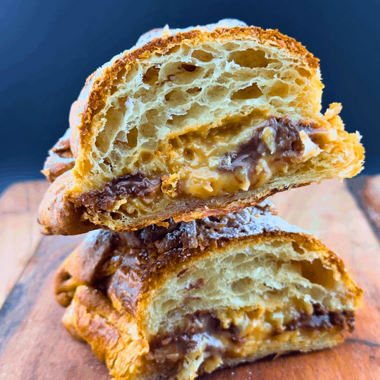 Dulce de leche and coconut croissant cookie – Brebow Cookies Apple Valley